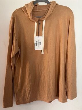 ZYIA Active Light Camel Boyfriend Hoodie